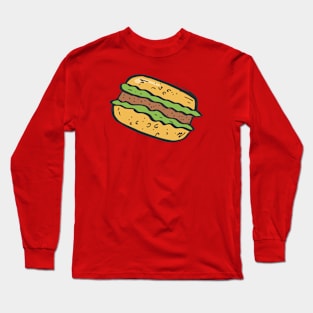 delicious burger Long Sleeve T-Shirt